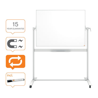 Nobo Kantelbord Classic Staal 120x90cm, magnetisch en dubbelzijdig - 7