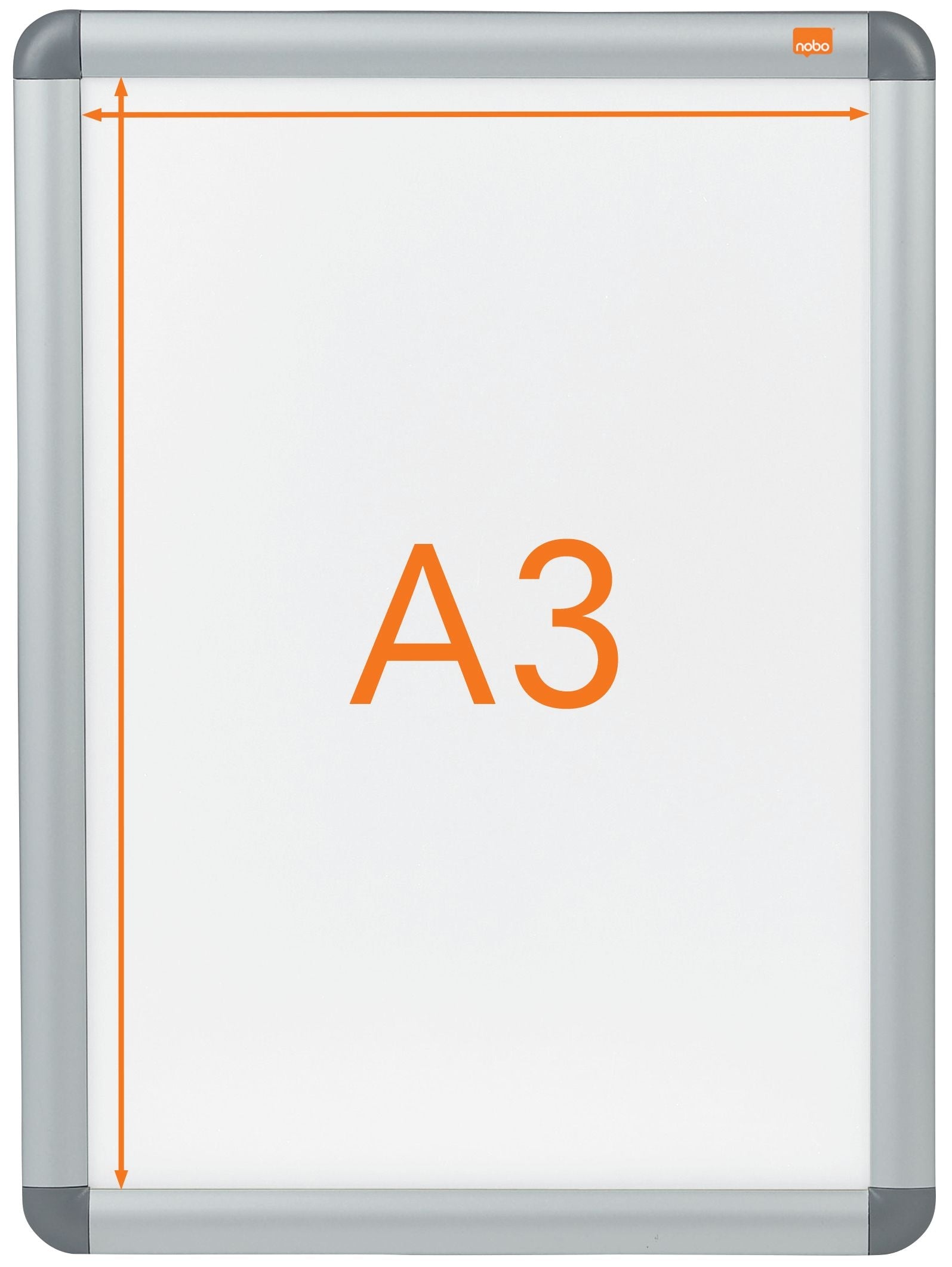 Kliklijst Nobo A3 aluminium binnen/buiten - 2