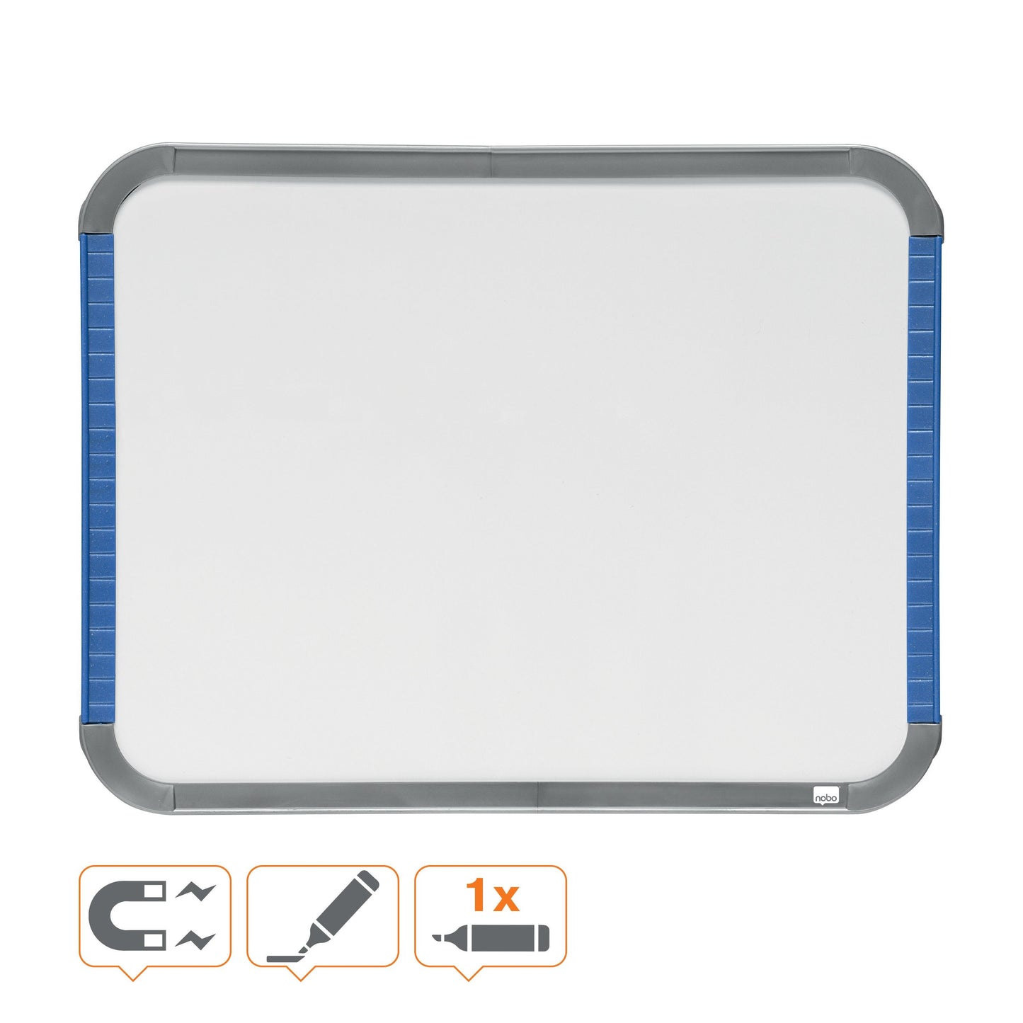 Whiteboard Nobo Slim Line 22x28cm WIT Gelakt - 2