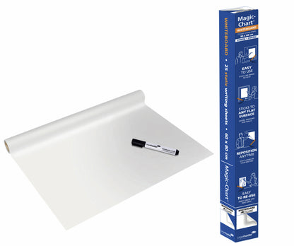 Magic-Chart Whiteboard 60x80cm statisch, herbruikbaar en milieuvriendelijk - 3