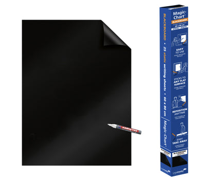 Magic-Chart Legamaster whiteboard 60x80cm, zwart