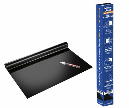Magic-Chart Legamaster whiteboard 60x80cm, zwart - 3