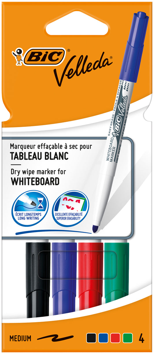 Bic 1744 Whiteboard Viltstift Rond M Assorti, 1,4mm