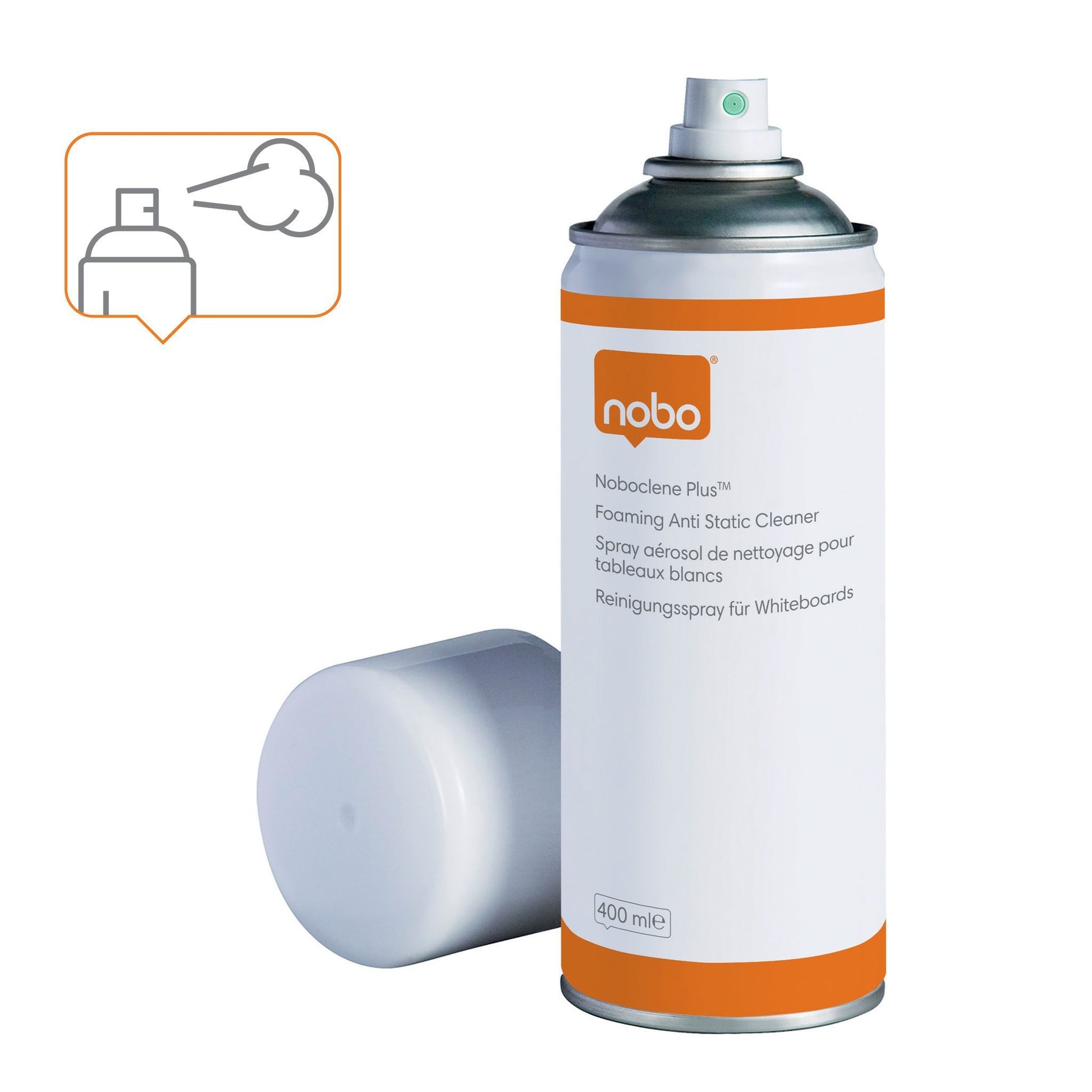 Nobo Noboclene Plus Whiteboard Reinigingsspray, 250 ml - 2