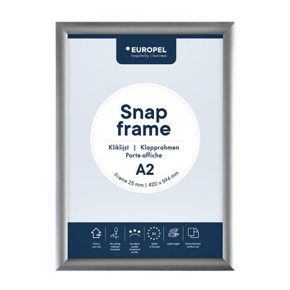 Aluminium kliklijst Europel A2 25mm met Easy-Click