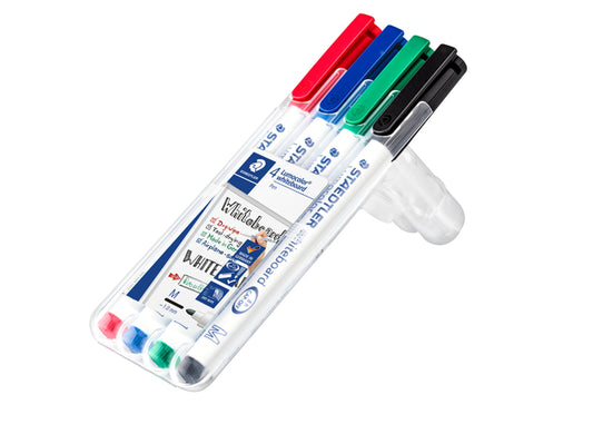 Viltstift Staedtler 301 Whiteboard Rond 1mm Assortiment