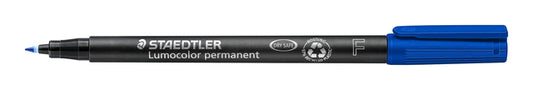 Viltstift Staedtler Lumo F 318 Perm Blauw
