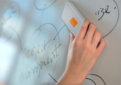 Magnetische Whiteboardwisser Nobo met Vervangbare Strips - 89x40mm - 2