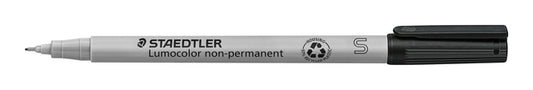 Viltstift Staedtler OHP Lumocolor SF Zwart, Non-permanent, 0,4mm