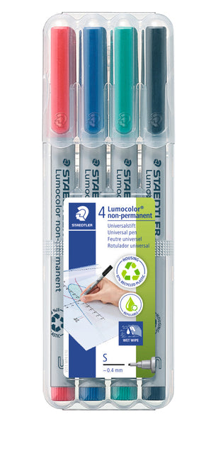 Viltstift Staedtler Lumo SF 311 Non-Perm WP4 Zwart