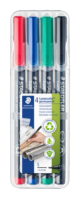Staedtler OHP Lumo SF 313 Permantent Superfijn Zwart