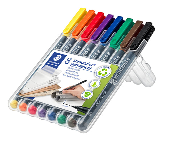 Staedtler OHP Lumo SF 313 Perm F 0,4mm Zwart - 2