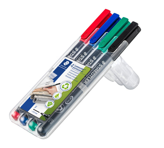 Staedtler OHP Lumo F 318 Permantent Fijn Rood