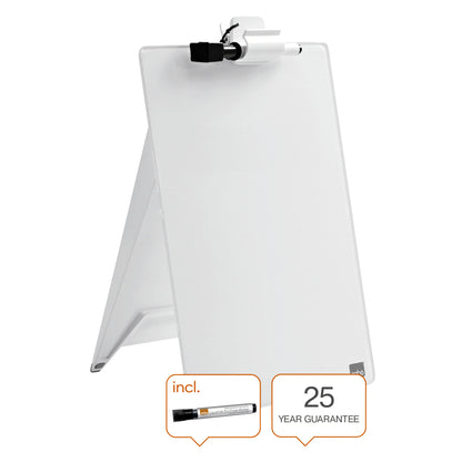 Nobo Diamond glas flipover met schrijf- en plakfunctie
