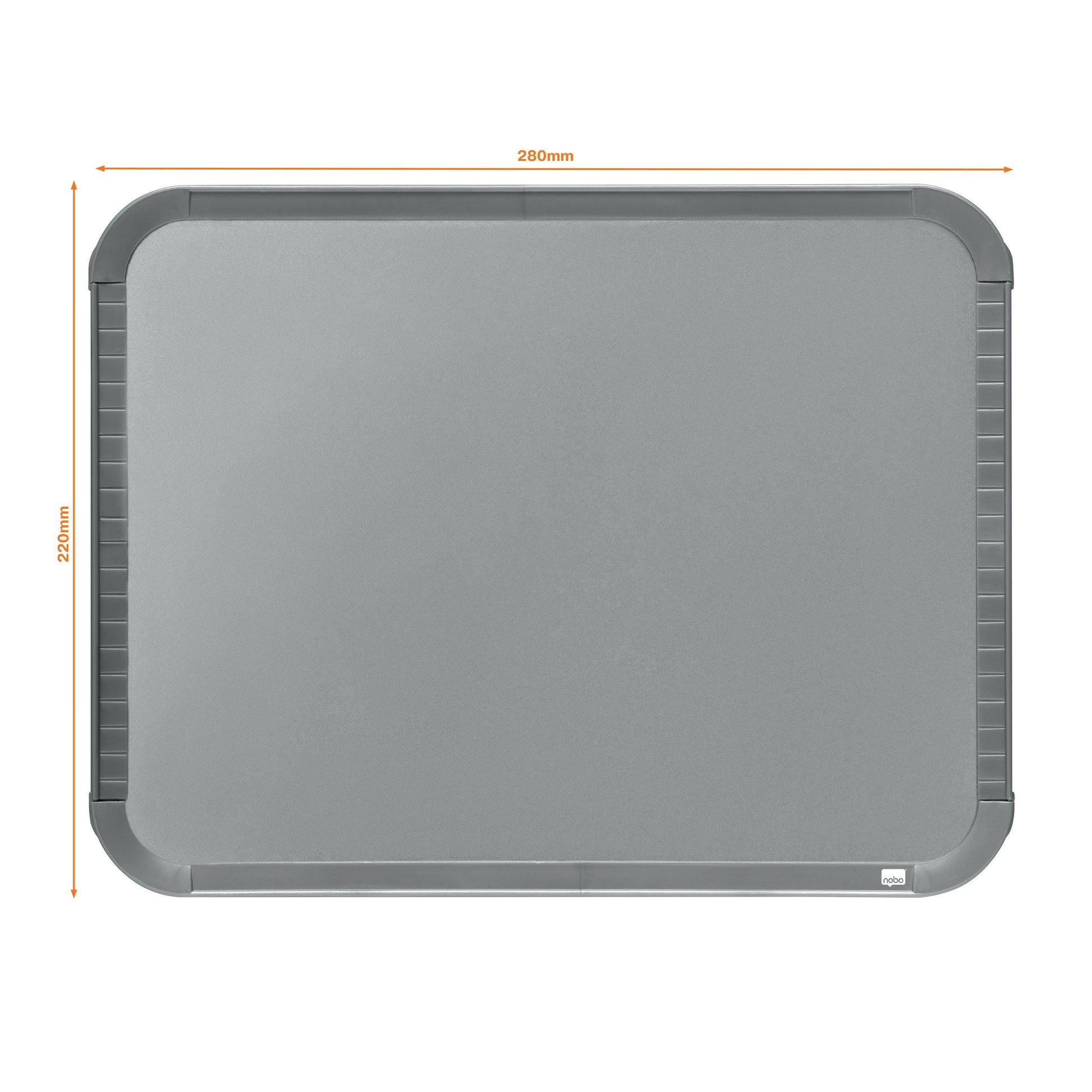 Nobo Slimline Whiteboard 22x28cm Zilver Gelakt - 3