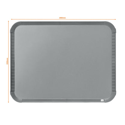 Nobo Slimline Whiteboard 22x28cm Zilver Gelakt - 3