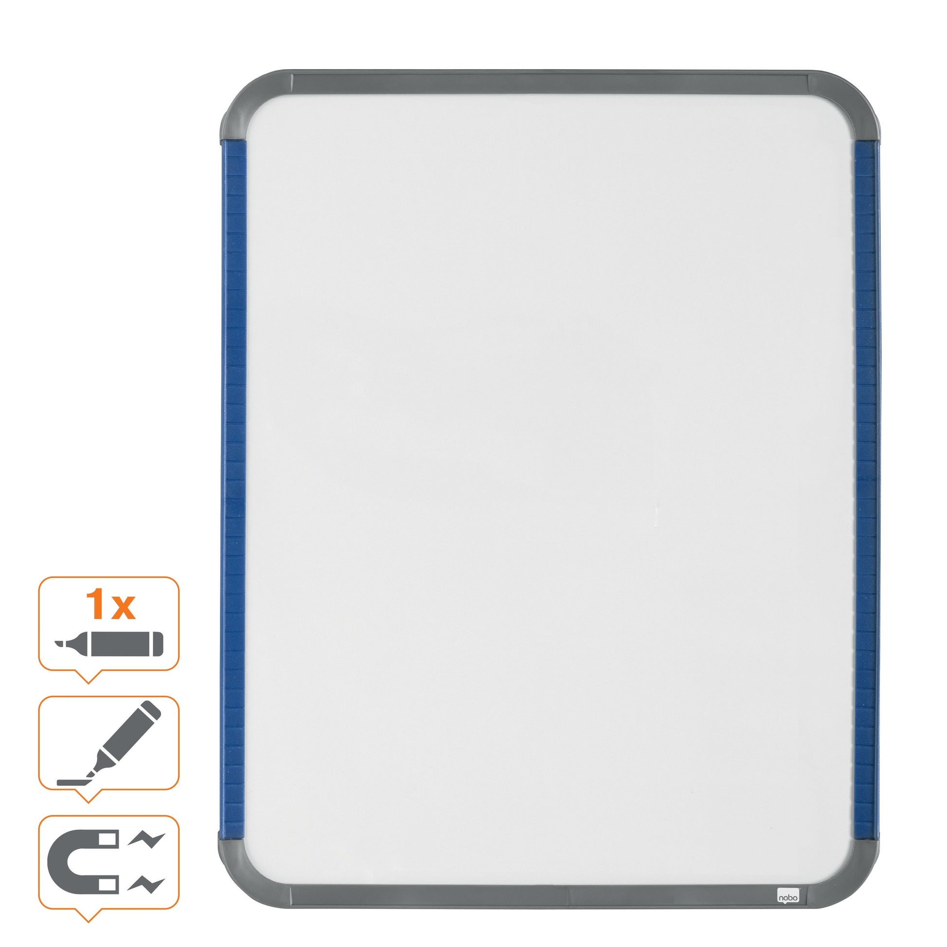 Nobo Slimline Whiteboard 28x36cm Wit Gelakt - 2