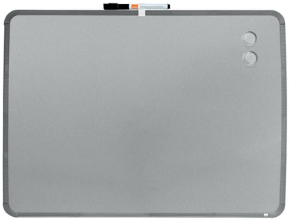 Whiteboard Nobo Slimline 43x58cm Zilver, magnetisch en droog uitwisbaar - 4