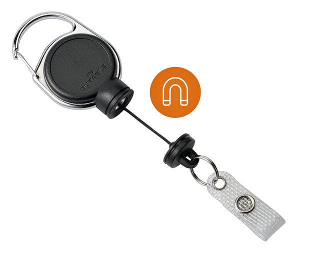 Durable Extra Sterk Zwart Afrolmechanisme 60cm voor Kaarten en Sleutels