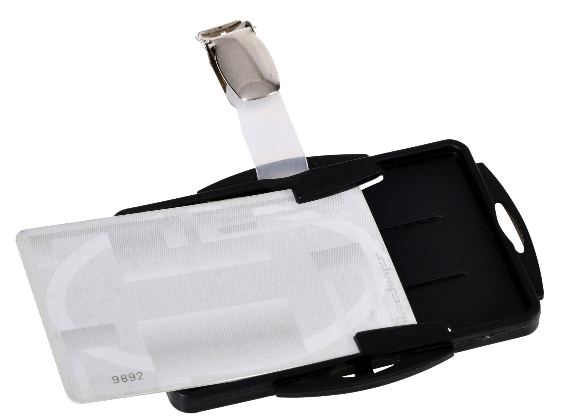 Europel Pashouder open strip + clip 54x85mm