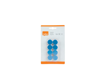 Magneet NOBO Ø20mm blauw, 120 gram draagkracht - 3