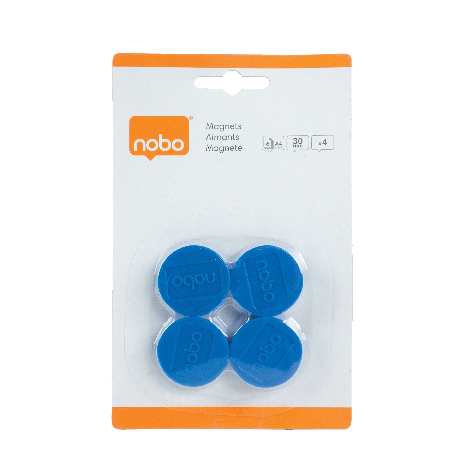 Nobo magneet 30mm, 700 gram, blauw - 3