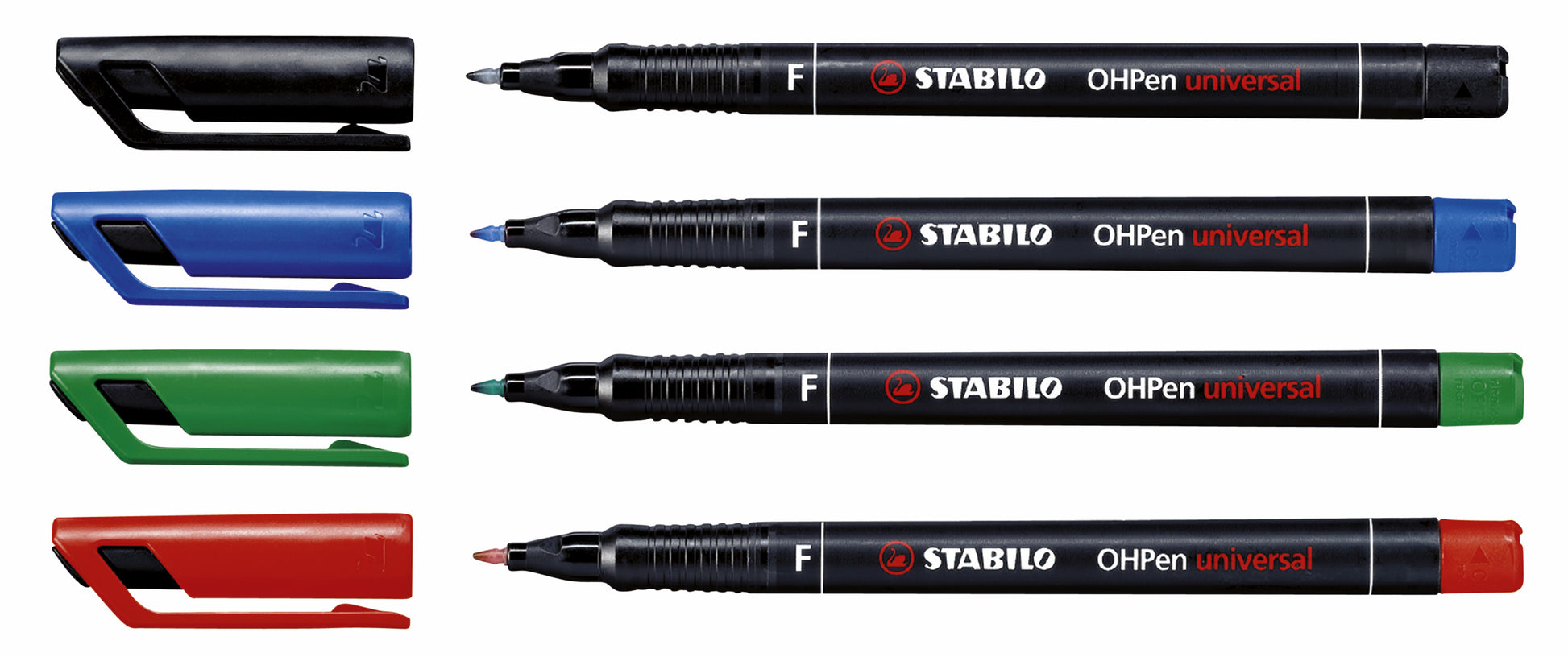 STABILO OHP 842/46 Rond F Zwart Watervast 0,7mm