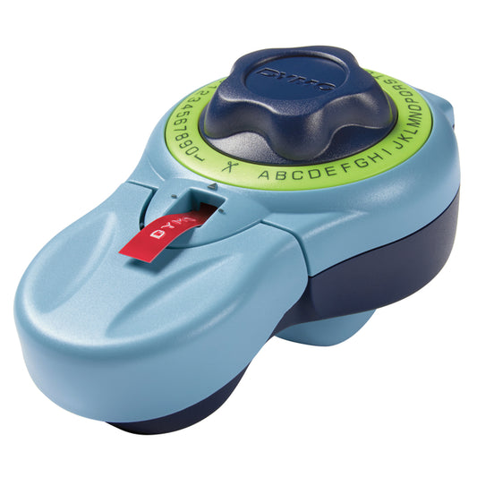 Dymo Junior embossing labeltang voor 9mm tapes, blauw