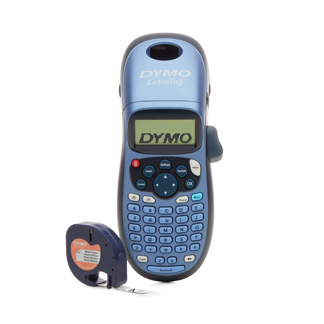 Dymo LetraTag 100H labelprinter voor 12mm tapes in blauw - 2