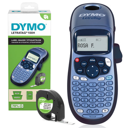 Dymo LetraTag 100H labelprinter voor 12mm tapes in blauw - 3