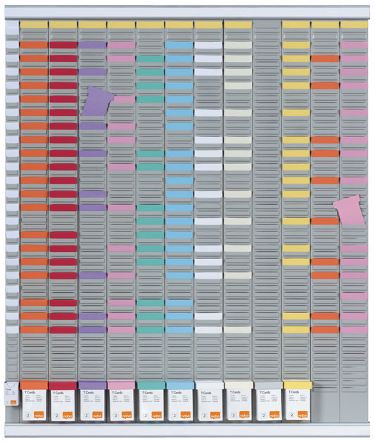 Jaarplanner Nobo met vaste panelen, 96x80cm
