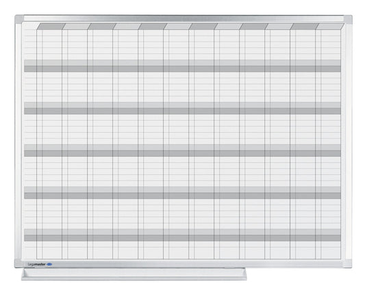 Horizontaal planbord met magneethoudend oppervlak, 90x120cm