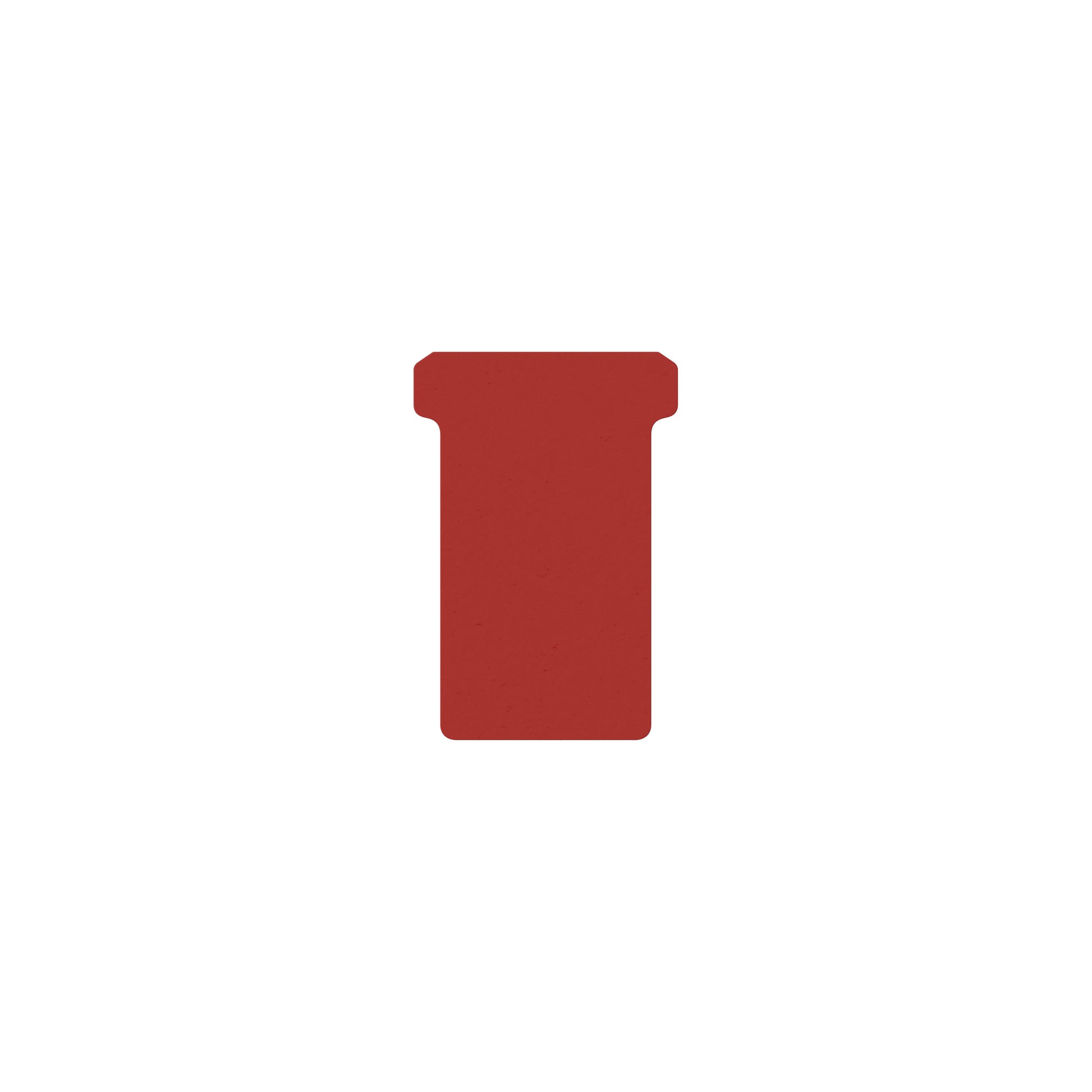 T-kaart Djois formaat 2, 48mm, rood, pak van 500 stuks