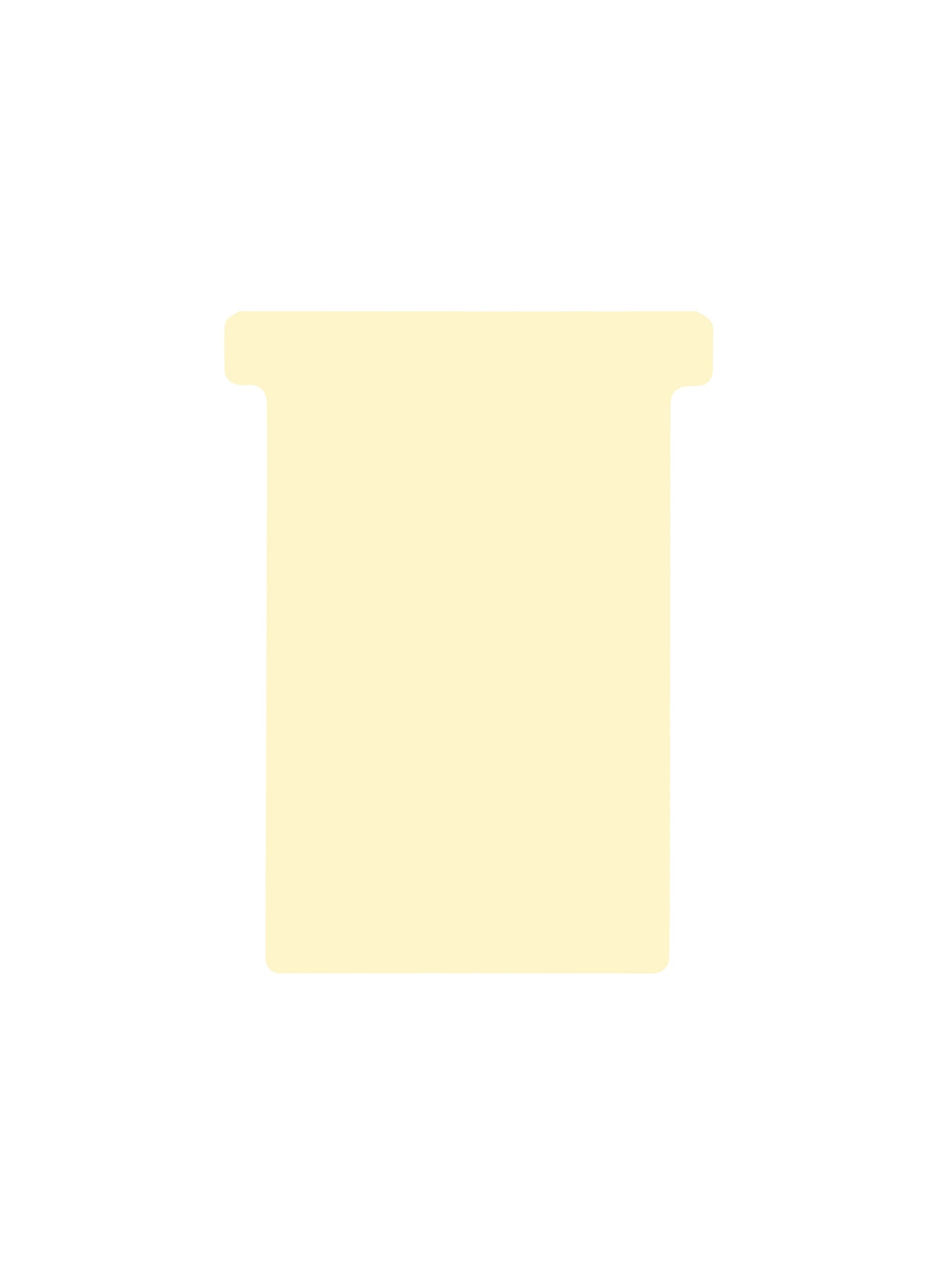 T-Kaart Djois Formaat 3 77mm Beige, FSC-gecertificeerd, 500 stuks
