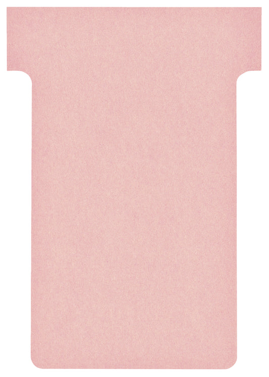 Planbord T-Kaart Nobo Nr 2 Roze, 48mm breed, pak 100 stuks