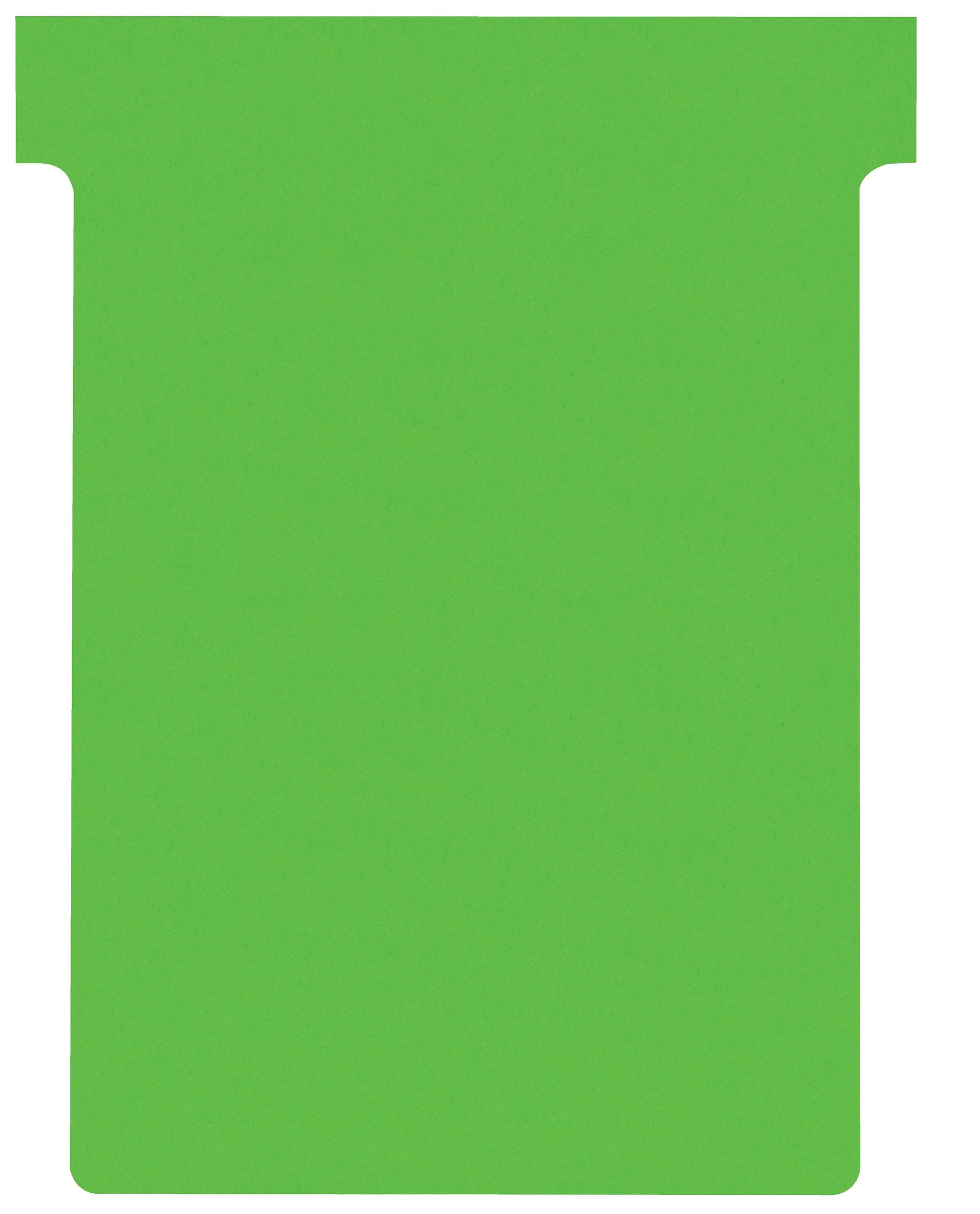 T-Kaart Nobo NR 3 80mm Groen, Pak van 100 - 2