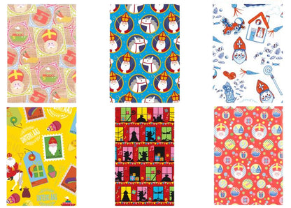 Inpakpapier Sinterklaas 250x46cm assorti - 2