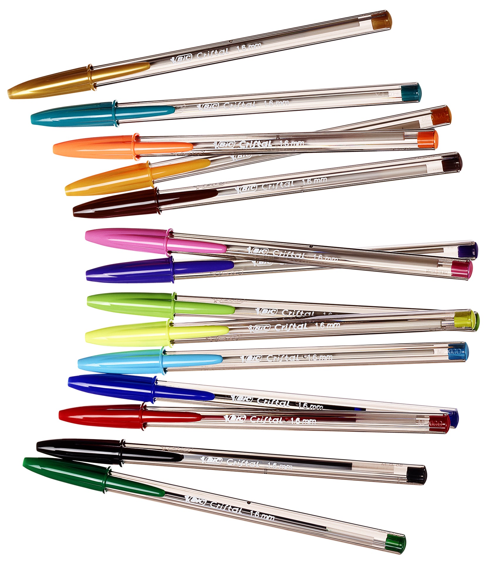 Bic Cristal Multicolour Balpennen Set 15 Stuks, Assorti - 2