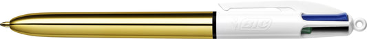 Balpen Bic 4-Kleuren Shine M Goud