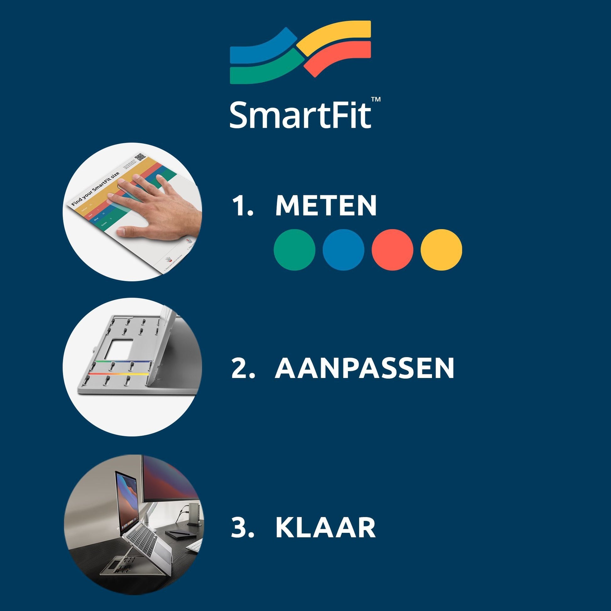 Kensington SmartFit Laptopstandaard Zwart voor 15,6 inch - 2