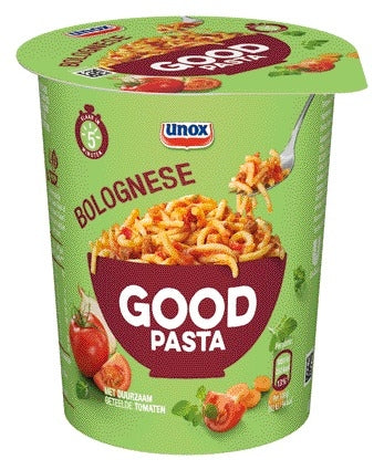 Unox Good Pasta Spaghetti Bolognese Cup 5 Minuten Bereiding