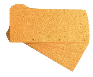Oxford Duo scheidingsstrook 240x105mm oranje, 5 kleuren
