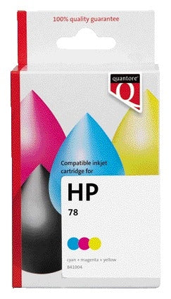 Quantore Inktcartridge HP 78 C6578A Kleur, Gereconditioneerd