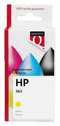 Quantore Gereconditioneerde HP 363 Geel Inktcartridge