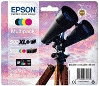 Epson 502XL T02W9 Zwart + 3 Kleuren Inktcartridge (XL/HC)