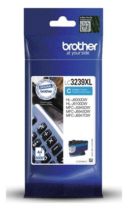 Brother LC-3239XLC Blauwe Inktcartridge voor Brother printers