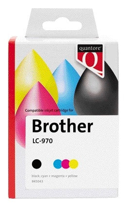 Inktcartridge Brother LC-970 multicolor, gereconditioneerd