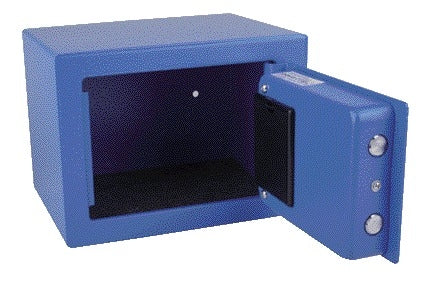Pavo Elektronische Mini Kluis 230x170x170mm met Noodsleutel, Blauw - 3