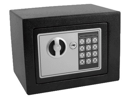 Pavo Elektronische Mini Kluis 230x170x170mm met Noodsleutel, Zwart