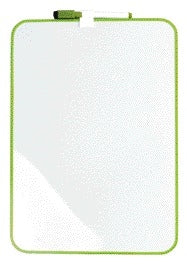 Whiteboard Desq 24x34cm met Marker en Groen Profiel